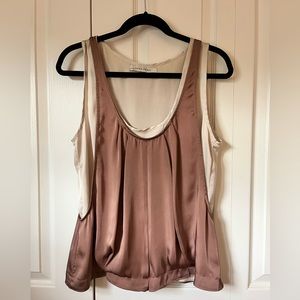 Zara beige layered camisole